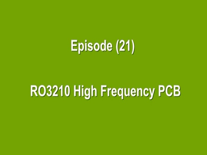 Rogers RO3210 High Frequency PCB