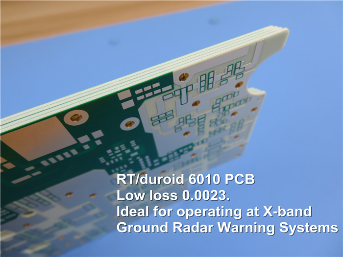 RT-duroid 6010 X-Band PCB