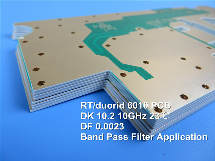 RT duroid 6010 PCB Band Pass Filters