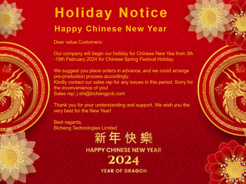 2024 Chinese Spring Festival Holiday