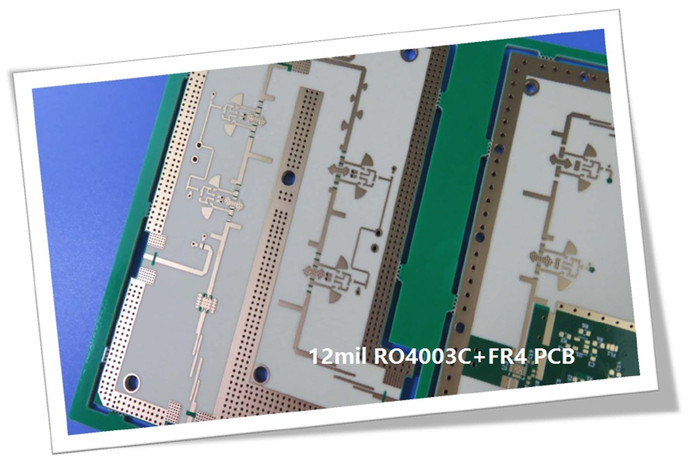  hybrid PCB 12mil RO4003C + FR4