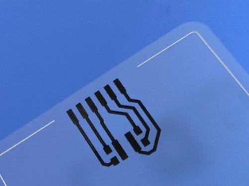 Transparent PETFleixble PCB 1-layer 