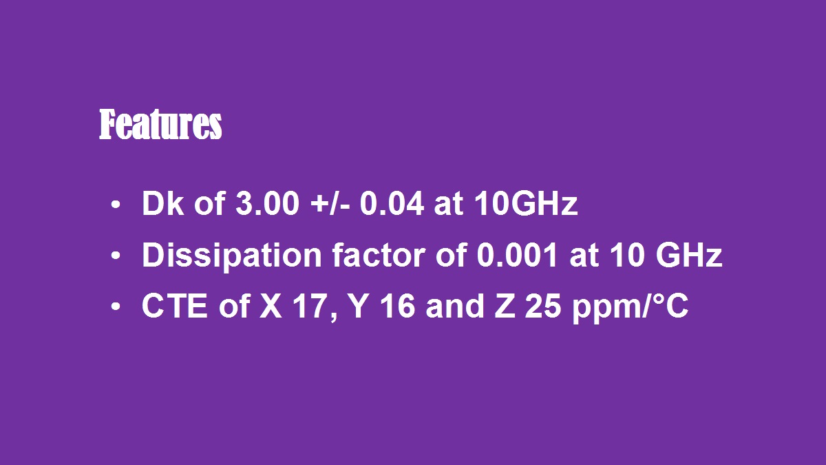 ro3003 features