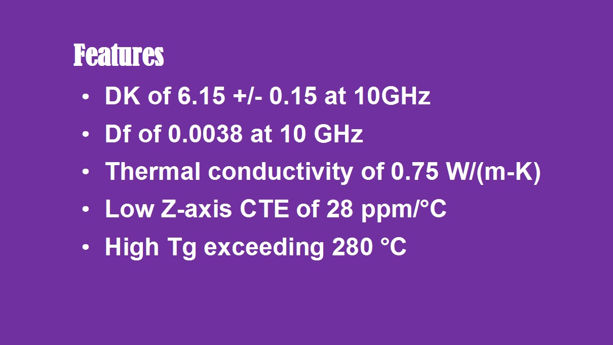 Key Features of RO4360G2