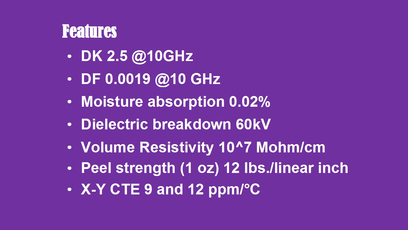 TLX-9 PCB features