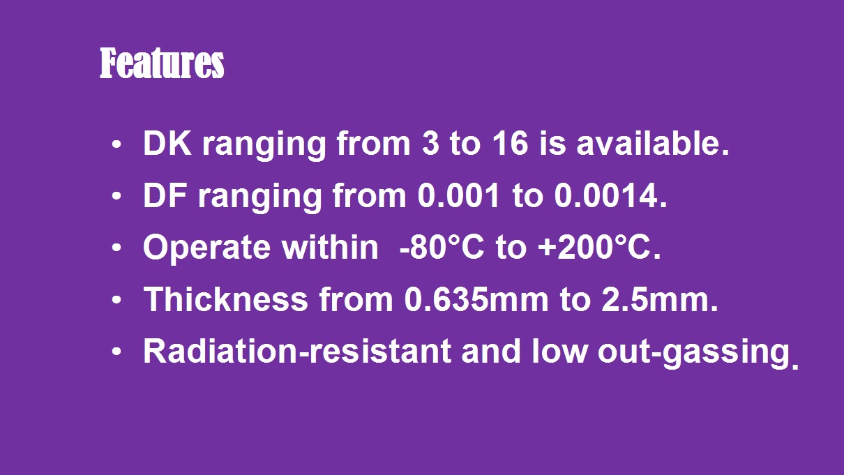 TF PCB's features