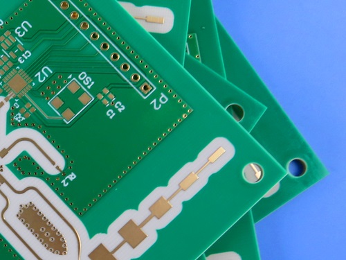 4-Layer Hybrid PCB 10mil RO4350B and High Tg FR-4.