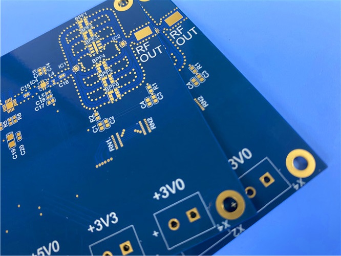6L Top 5mil RO3003+left 370HR Hybrid PCB