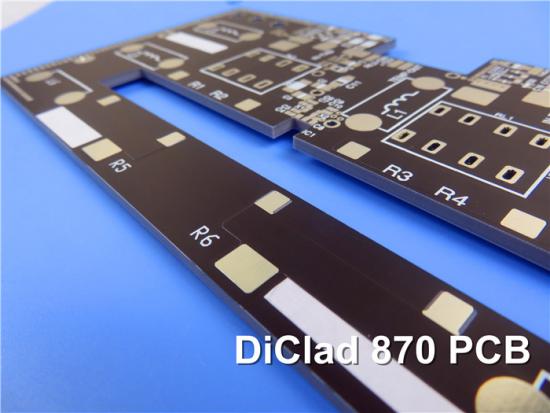 Rogers DiClad 870 PTFE-based PCB