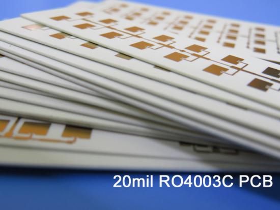 Double-Sided 20mil Rogers RO4003C PCB