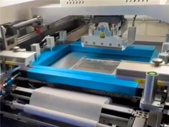 Pneumatic SMT stencil