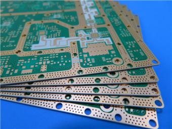 8-Layer 6.6mil Rogers RO4350B + I-Tera MT40 Hybrid PCB
