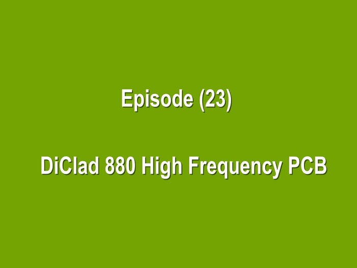 DiClad 880 PCB: The Ideal Choice for Filter, Coupler, and Low Noise Amplifier Applications