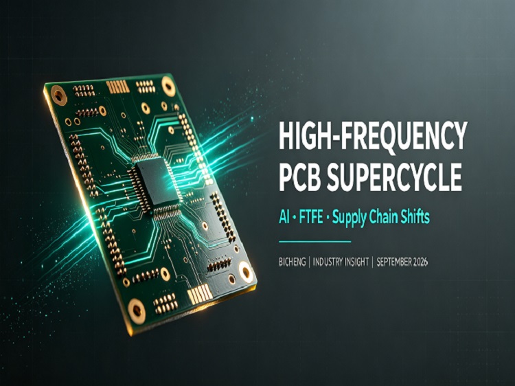 The High-Frequency PCB Supercycle: AI, PTFE, and Supply Chain Shifts