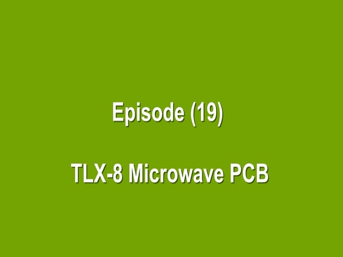 TLX-8 Microwave PCB